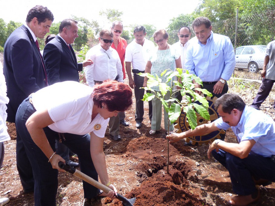 TIZIMIN: Siembran árboles para un pulmón verde.\r\n TIZIMIN: Siembran árboles para un pulmón verde.\r\n