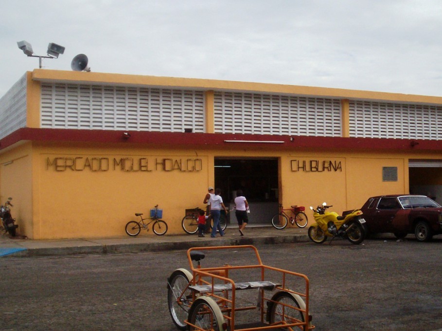 Sin drenaje ni agua en el mercado de Chuburná Sin drenaje ni agua en el mercado de Chuburná