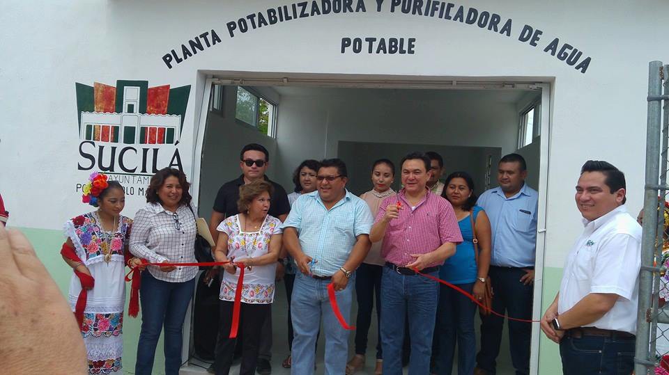 Sucilá ya cuenta con planta purificadora de agua pública