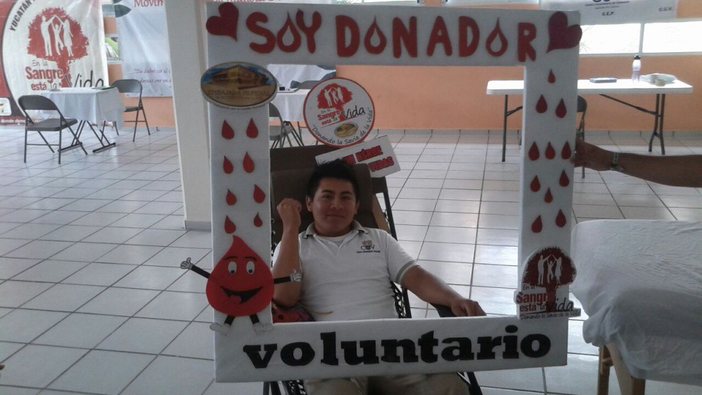 Con éxito inicia jornada de donación de sangre en Valladolid Con éxito inicia jornada de donación de sangre en Valladolid