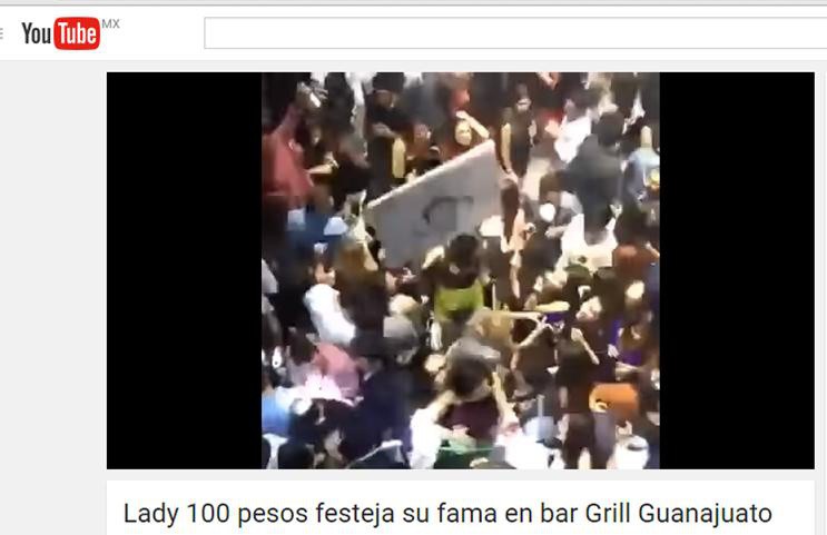 #Lady100Pesos regala dinero en discoteca #Lady100Pesos regala dinero en discoteca