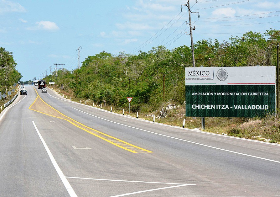Inauguran ampliación del tramo Chichén Itzá - Valladolid Inauguran ampliación del tramo Chichén Itzá - Valladolid