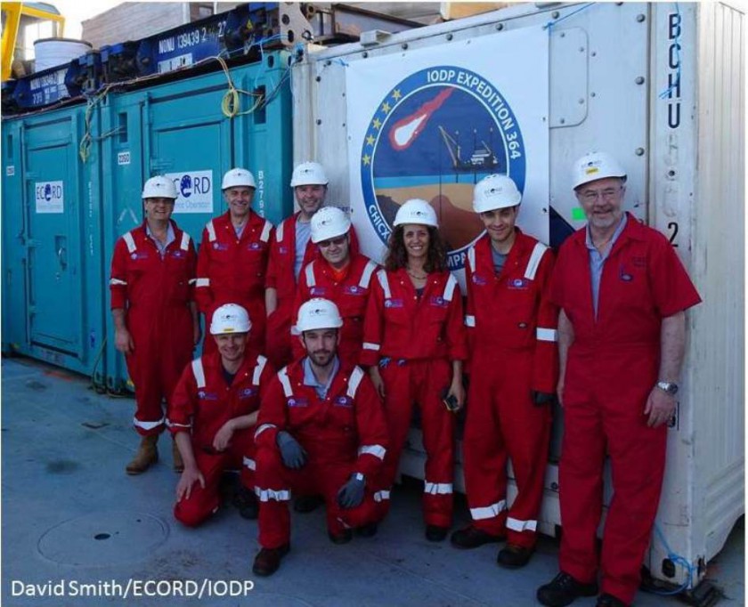 Los mejores científicos trabajan en el cráter de Chicxulub Los mejores científicos trabajan en el cráter de Chicxulub