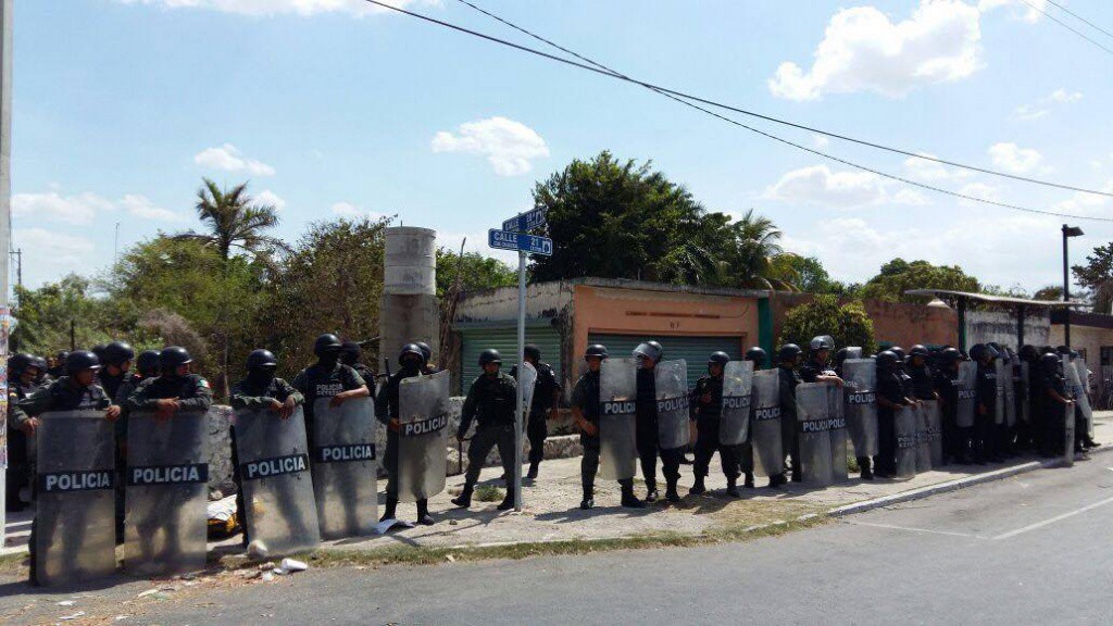 Presentan queja contra policías de Chablekal Presentan queja contra policías de Chablekal
