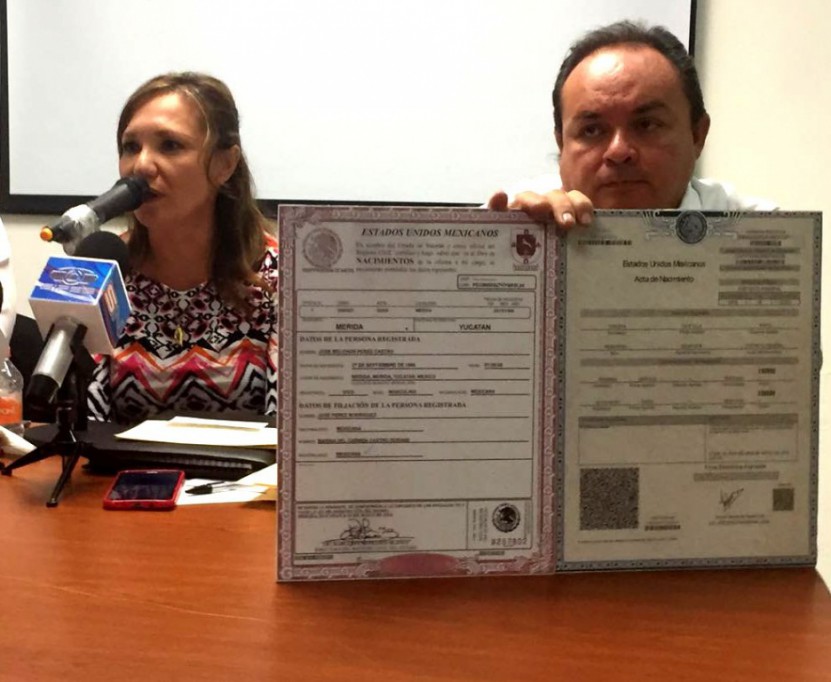 Presentan nuevo formato de Actas de Nacimiento Presentan nuevo formato de Actas de Nacimiento