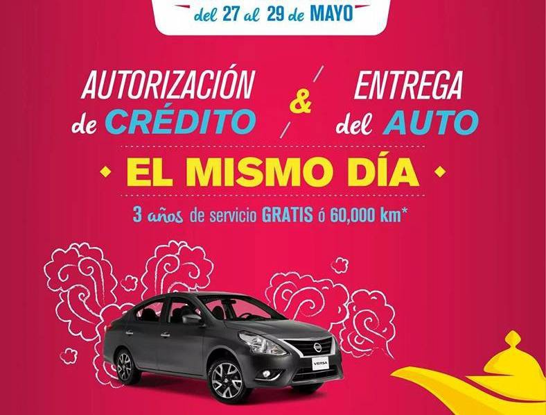 Estrena un Nissan, antes de finalizar mayo