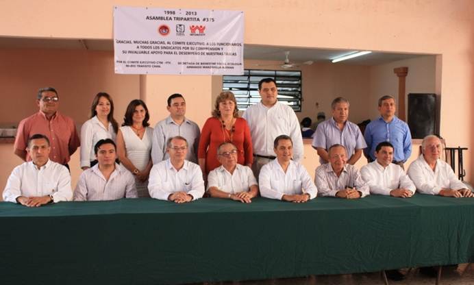 Celebran CTM-IMSS-INFONAVIT en Yucatán última reunión tripartita del año. Celebran CTM-IMSS-INFONAVIT en Yucatán última reunión tripartita del año.