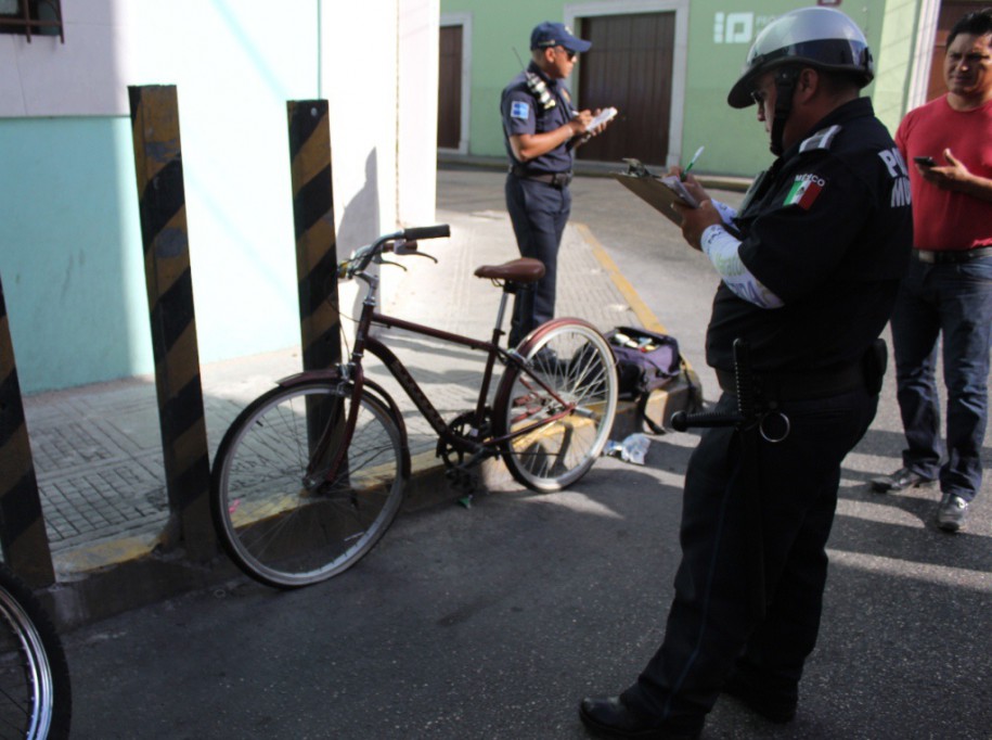 Atropellan a extranjera en el Centro Atropellan a extranjera en el Centro