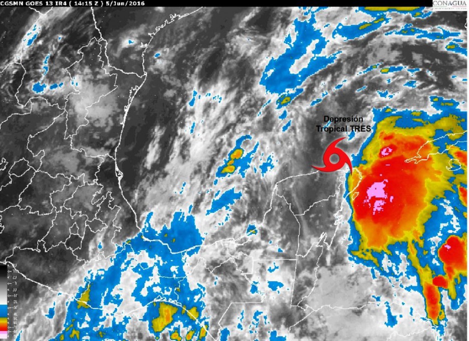 Se forma la depresión tropical #3 Se forma la depresión tropical #3