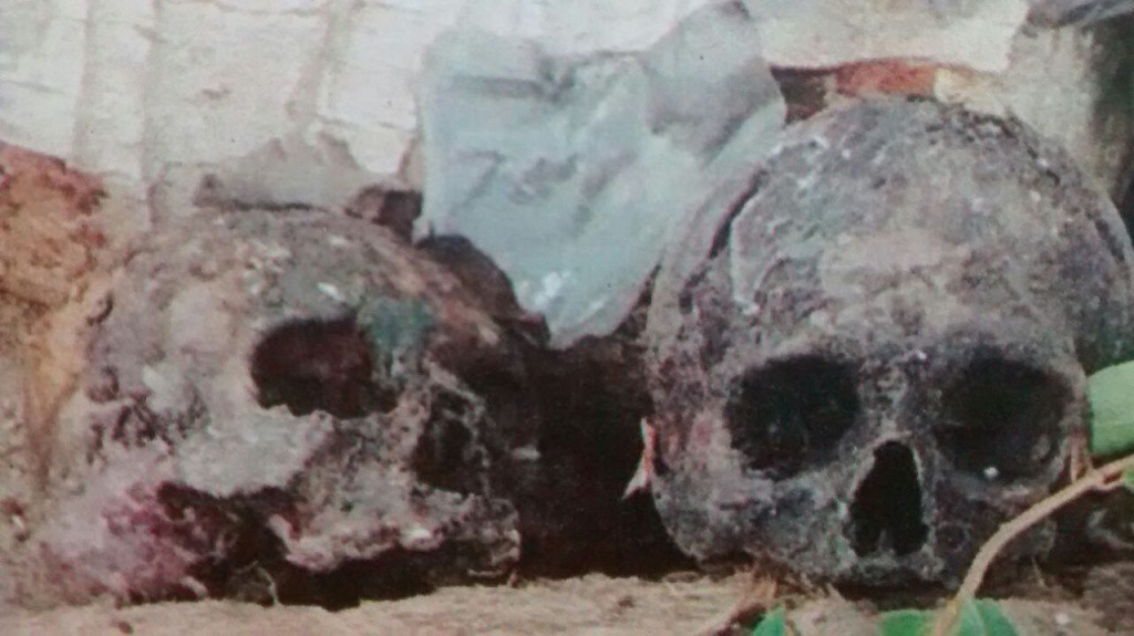 Podrían ser de un ritual los cráneos de Xcumpich Podrían ser de un ritual los cráneos de Xcumpich