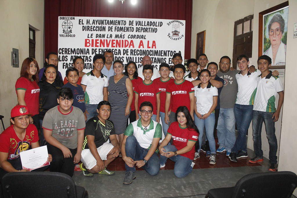 Reconocen a atletas vallisoletanos Reconocen a atletas vallisoletanos