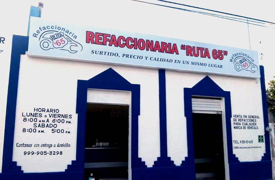 Todo para tu vehículo en Ruta 65 Todo para tu vehículo en Ruta 65