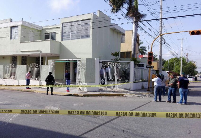 Inspección ocular del sitio donde fue asesinado el doctor Triay Peniche