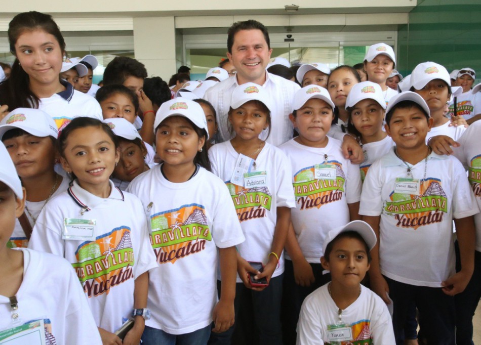 Niños se maravillan con Yucatán Niños se maravillan con Yucatán