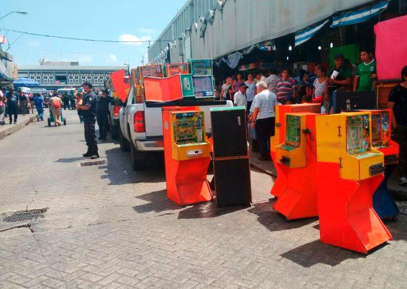 Destruirán más de 600 maquinitas tragamonedas Destruirán más de 600 maquinitas tragamonedas