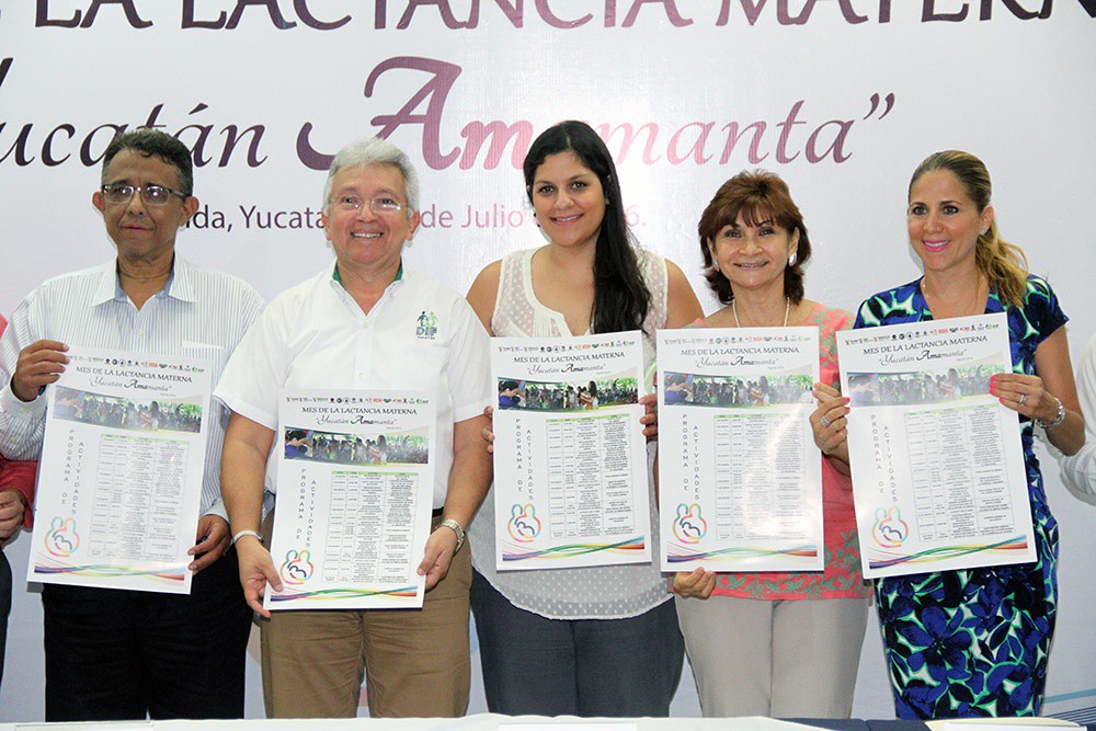 Promueven la lactancia materna en Yucatán Promueven la lactancia materna en Yucatán