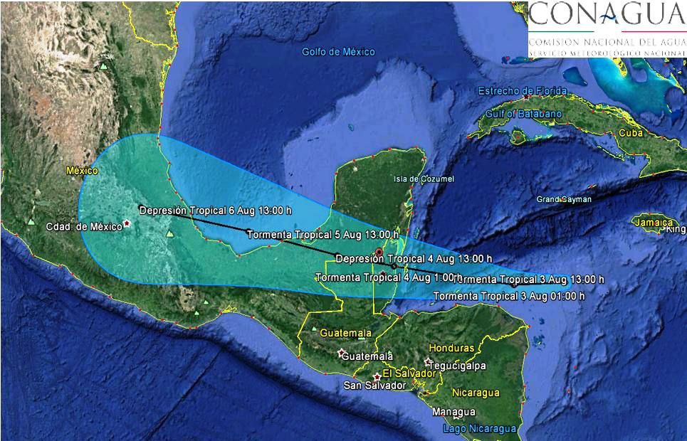 Earl traerá fuertes lluvias a la Península Earl traerá fuertes lluvias a la Península