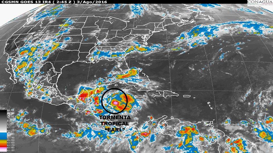 Monitorean posible conversión de tormenta a huracán Monitorean posible conversión de tormenta a huracán