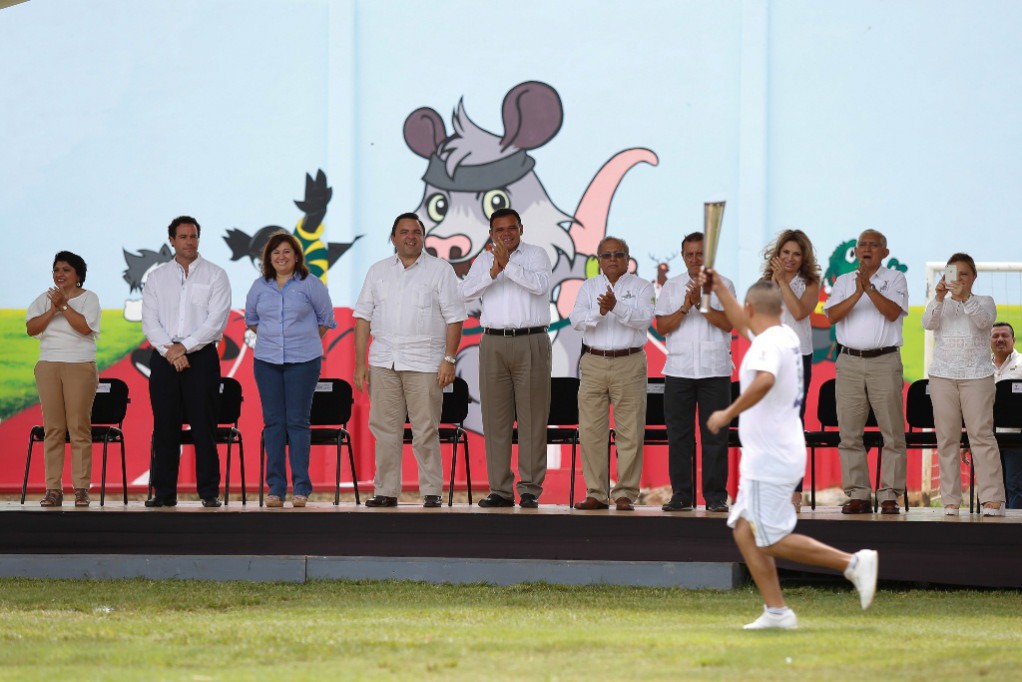 Inauguran las Olimpiadas de la Paz Inauguran las Olimpiadas de la Paz