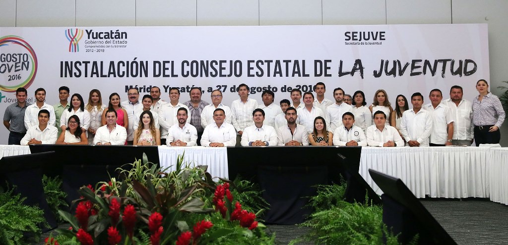 Instalan Consejo estatal de la Juventud Instalan Consejo estatal de la Juventud