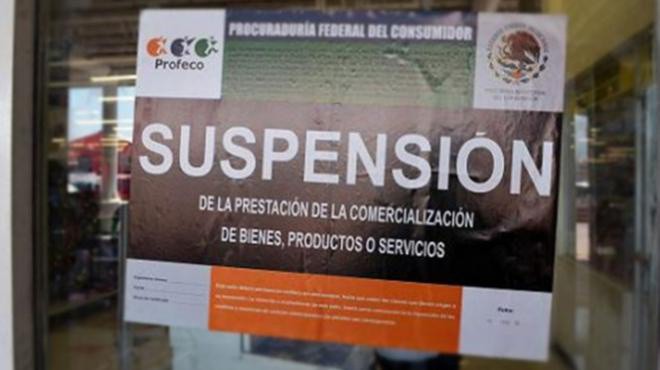 Suspenden 8 comercios en vacaciones Suspenden 8 comercios en vacaciones