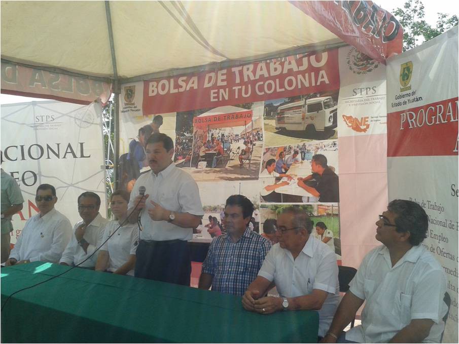 El Programa Bolsa de Trabajo en tu Colonia mañana en la Fidel Velázquez. El Programa Bolsa de Trabajo en tu Colonia mañana en la Fidel Velázquez.