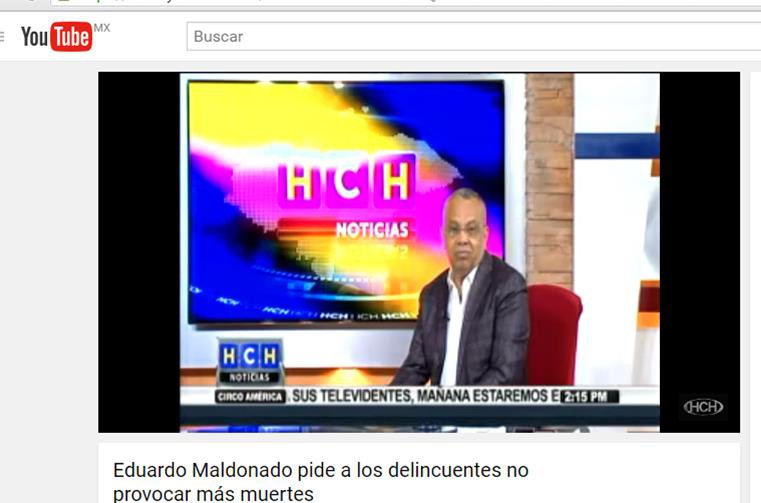 Comunicador pide que no haya asesinatos durante su programa Comunicador pide que no haya asesinatos durante su programa