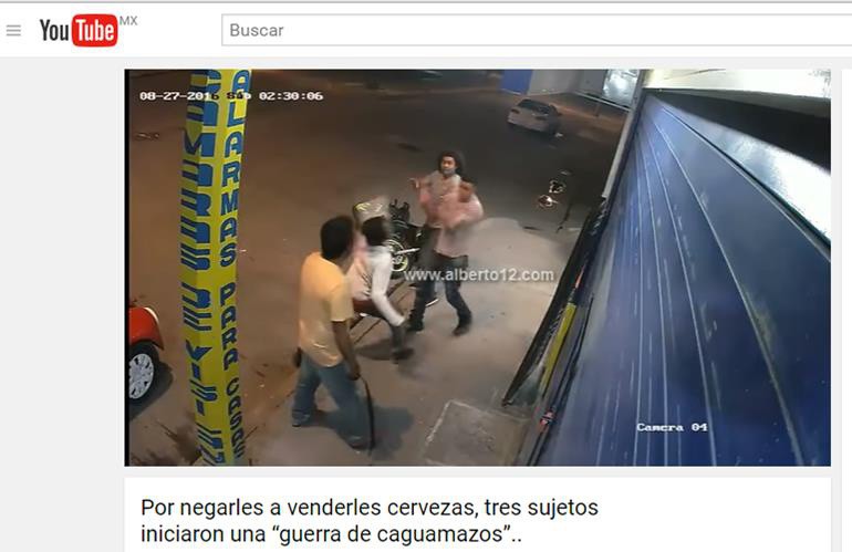 Viralizan pleito a "caguamazos" y "cinturonazos" Viralizan pleito a "caguamazos" y "cinturonazos"