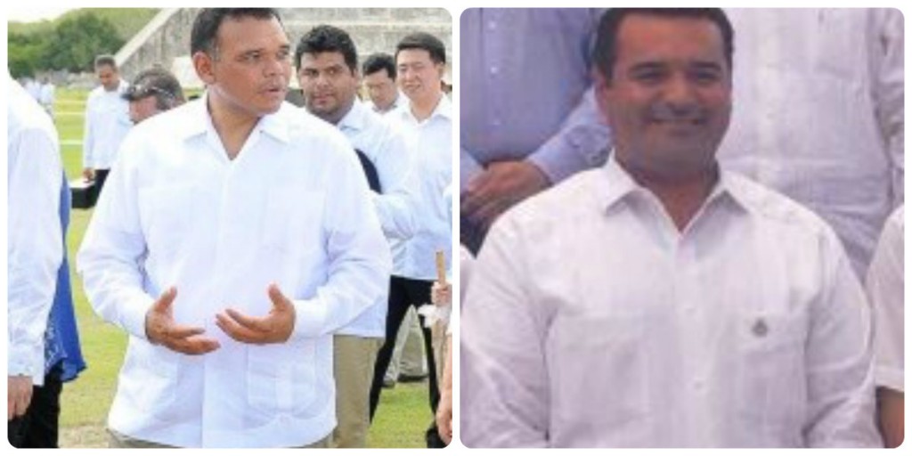 Rolando Zapata y Renán Barrera ¿Con el mismo modisto? Rolando Zapata y Renán Barrera ¿Con el mismo modisto?
