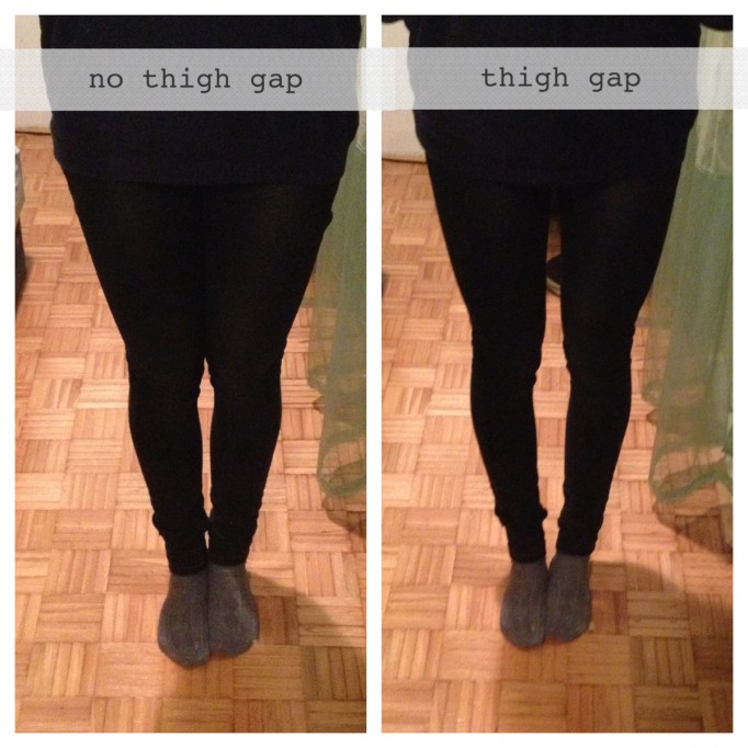 Thigh Gap o espacio entre los muslos, la nueva tendencia en las redes sociales Thigh Gap o espacio entre los muslos, la nueva tendencia en las redes sociales