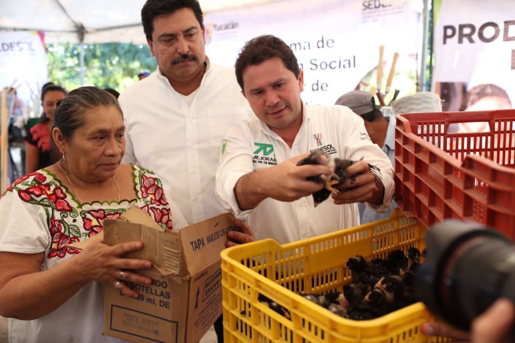 Entregan apoyos a familias de Chemax Entregan apoyos a familias de Chemax