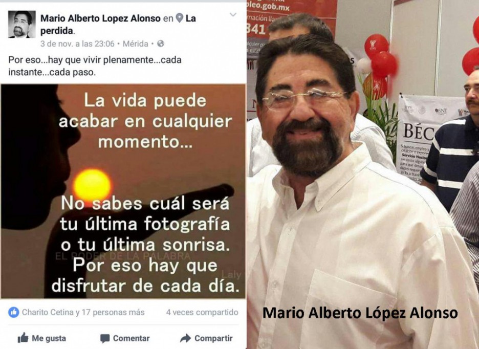 Publica augurio de su muerte en Facebook Publica augurio de su muerte en Facebook