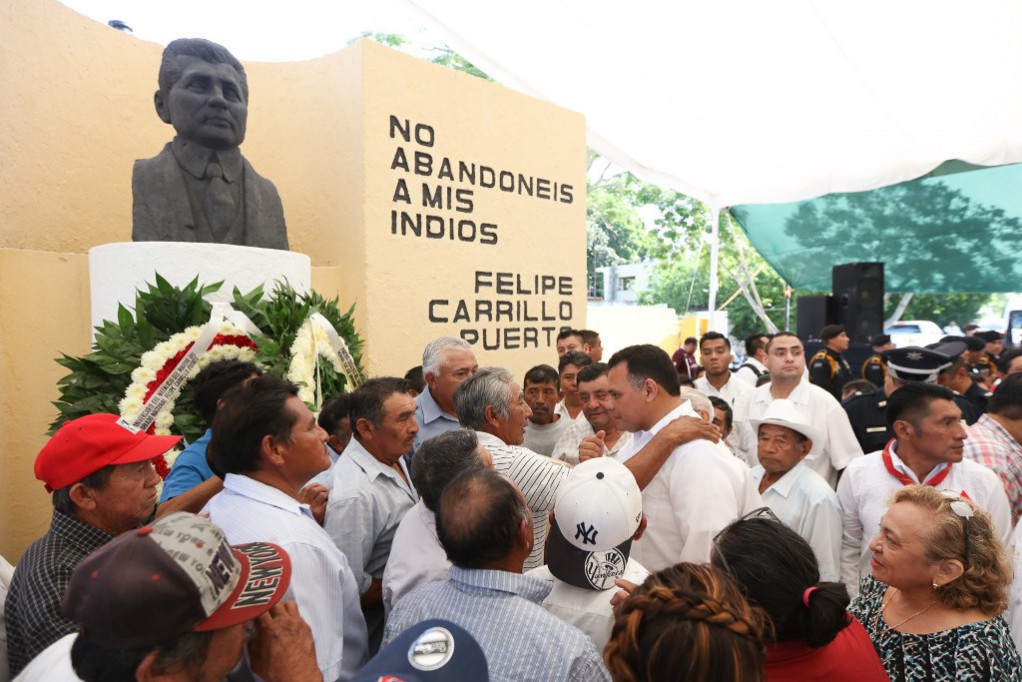 Conmemoran 142 aniversario luctuoso de Felipe Carrillo Puerto Conmemoran 142 aniversario luctuoso de Felipe Carrillo Puerto