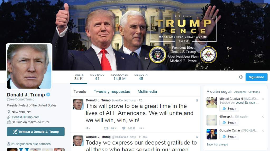 Redes no determinaron el triunfo de Trump Redes no determinaron el triunfo de Trump