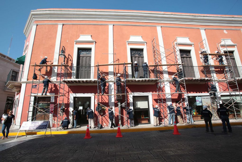 Inicia programa de mantenimiento de fachadas Inicia programa de mantenimiento de fachadas