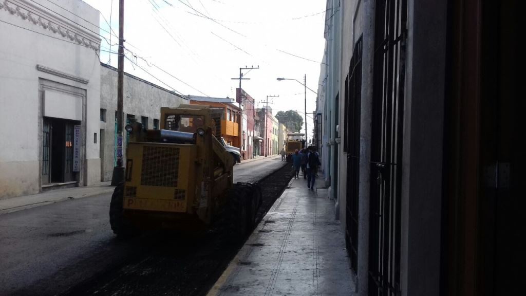 Continúa repavimentación del Centro Histórico Continúa repavimentación del Centro Histórico