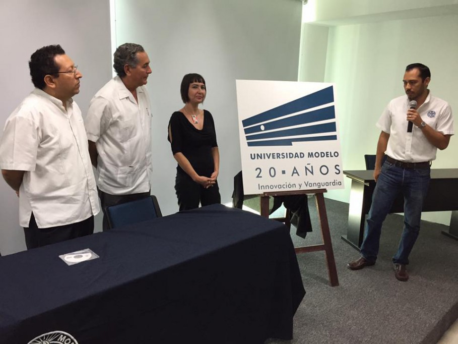 Presentan logotipo para el aniversario de la Universidad Modelo Presentan logotipo para el aniversario de la Universidad Modelo