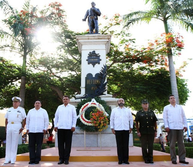 Recuerdan a Benito Juárez en su 141 aniversario luctuoso Recuerdan a Benito Juárez en su 141 aniversario luctuoso