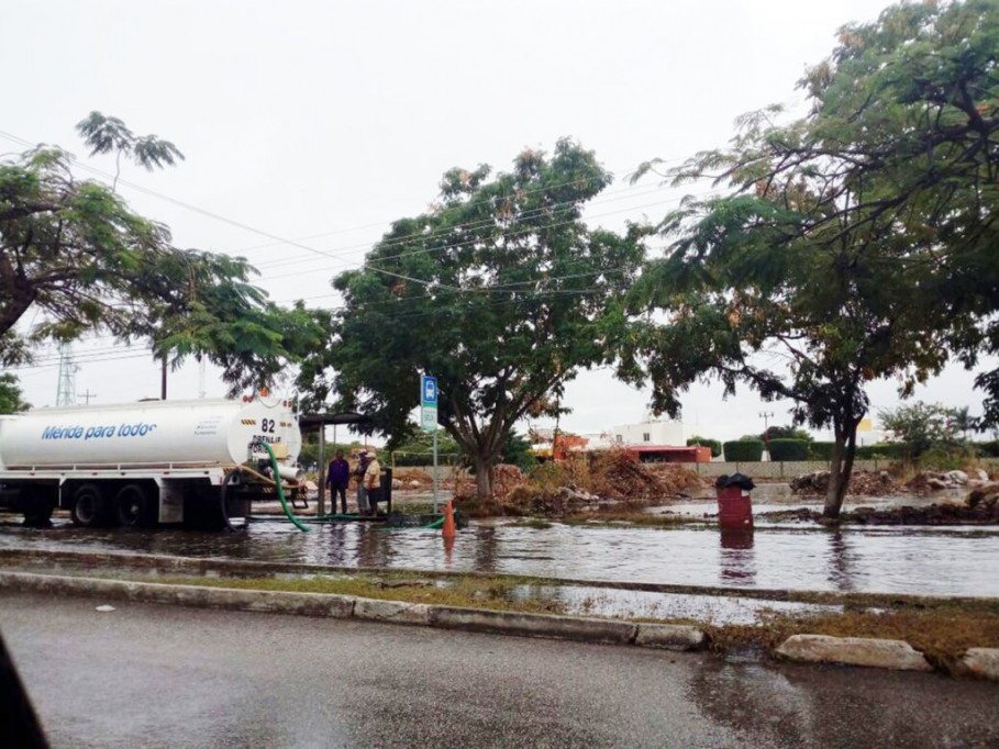 En tres horas cayó el 10% de la lluvia de todo el año. En tres horas cayó el 10% de la lluvia de todo el año.