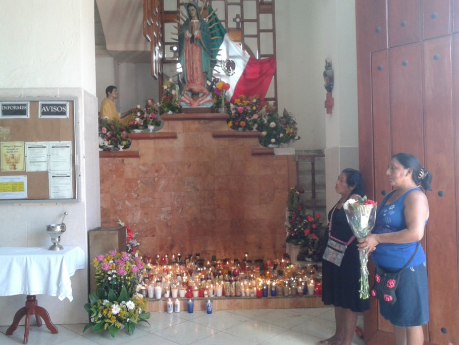 Antorchistas guadalupanos se despiden de Tizimín Antorchistas guadalupanos se despiden de Tizimín