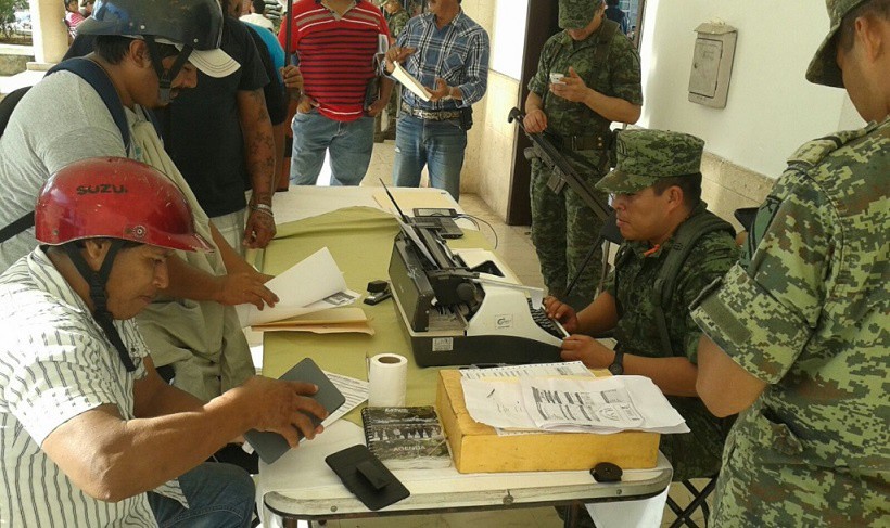 32ª Zona Militar expone resultado de canje de armas 32ª Zona Militar expone resultado de canje de armas