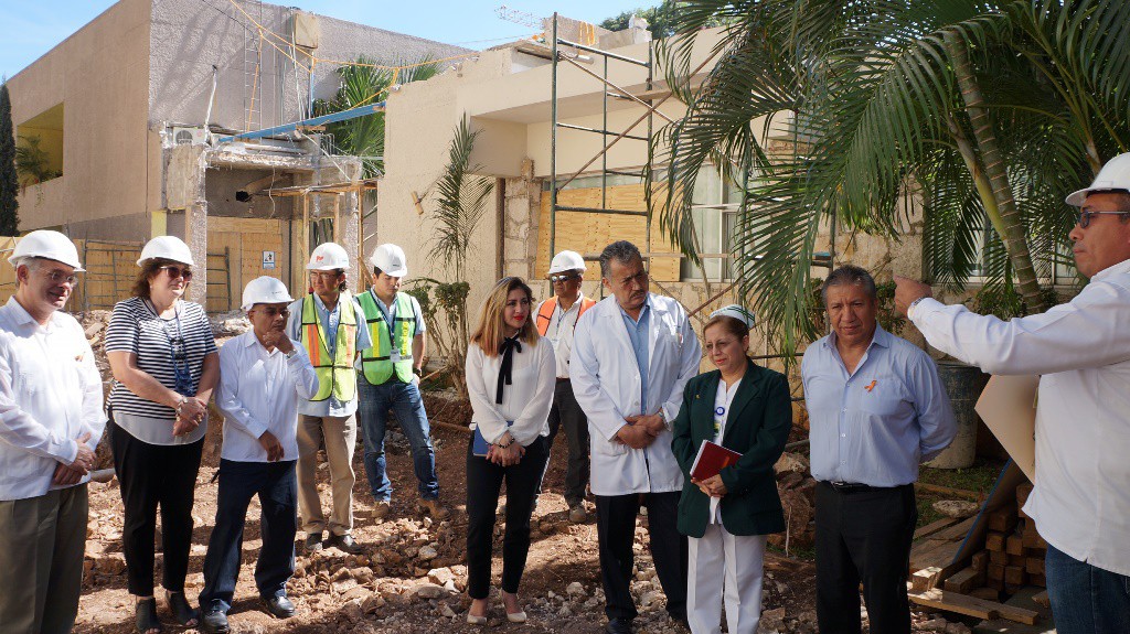 A buen ritmo la construcción de la Torre de Enseñanza del IMSS A buen ritmo la construcción de la Torre de Enseñanza del IMSS