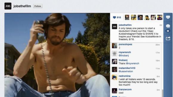 La película de Steve Jobs es el primer tráiler publicado en Instagram La película de Steve Jobs es el primer tráiler publicado en Instagram