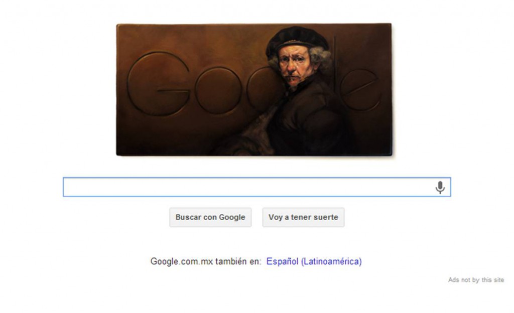 Google homenajea a Rembrandt Google homenajea a Rembrandt