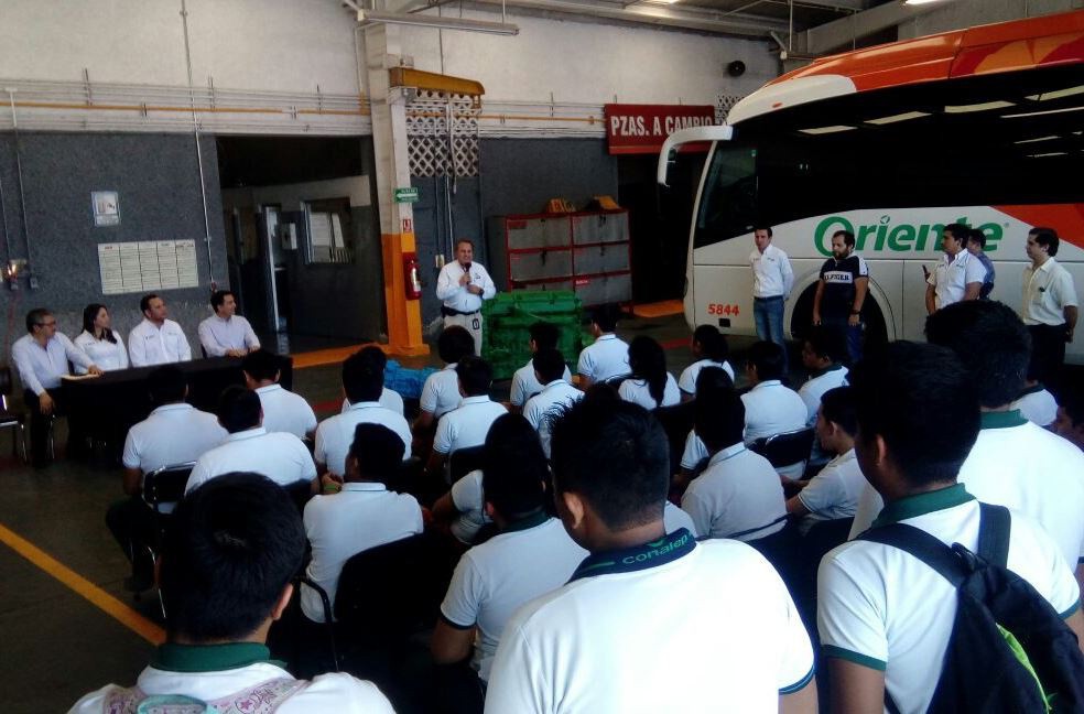 Grupo ADO donó motores al Conalep Grupo ADO donó motores al Conalep