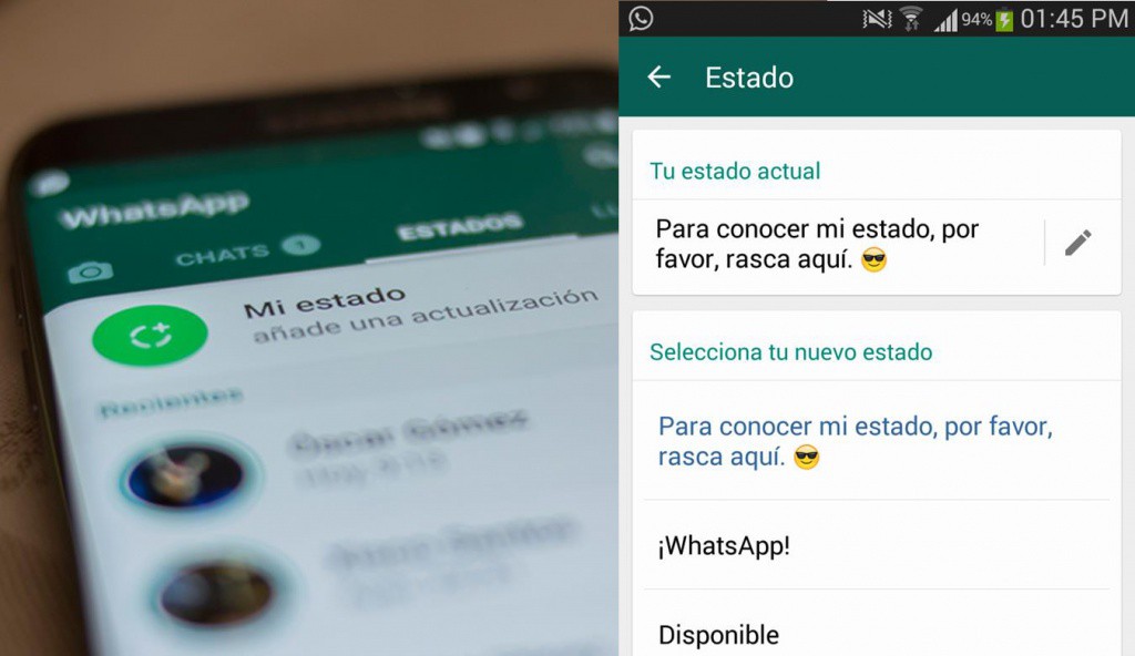Podría regresar el antiguo "estado" de Whatsapp Podría regresar el antiguo "estado" de Whatsapp