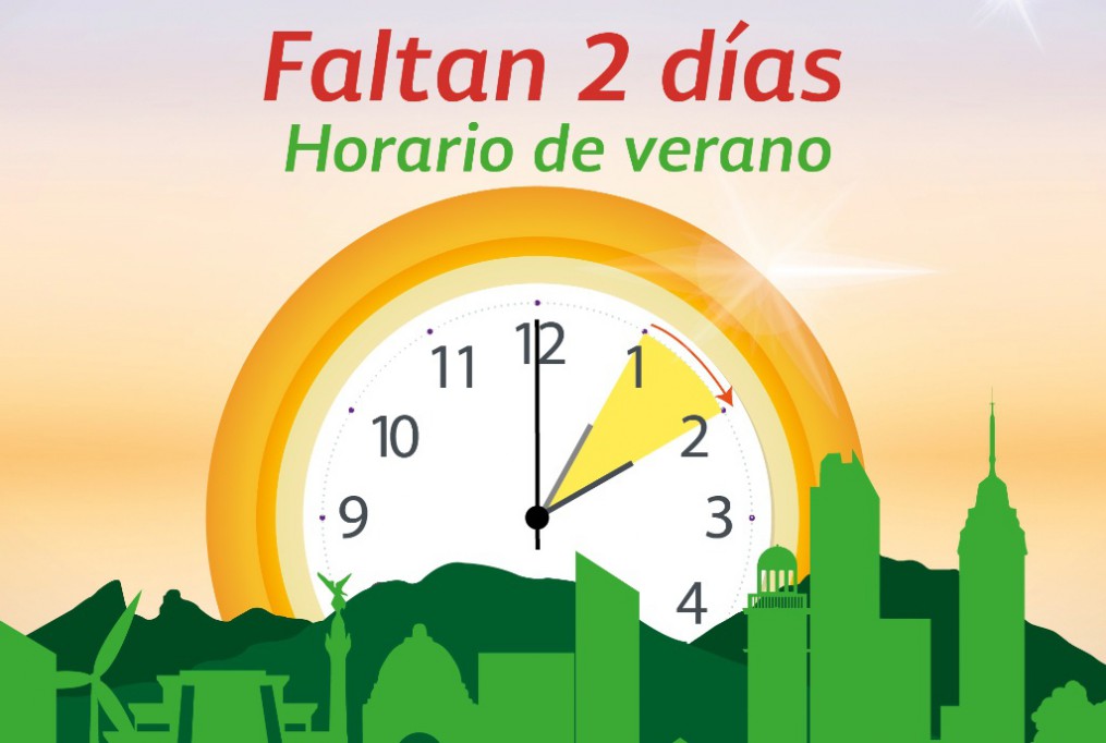 Falta poco para el Horario de Verano Falta poco para el Horario de Verano