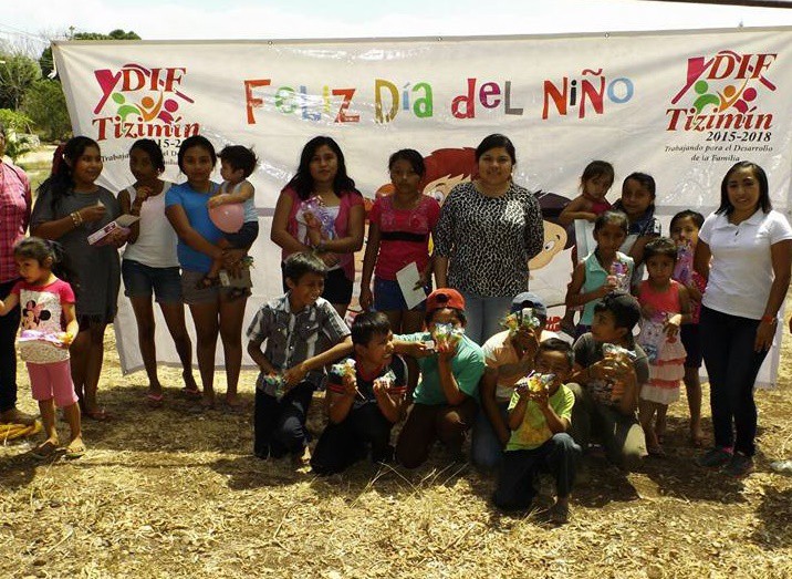 DIF Tizimín festeja a niños de comisarías DIF Tizimín festeja a niños de comisarías