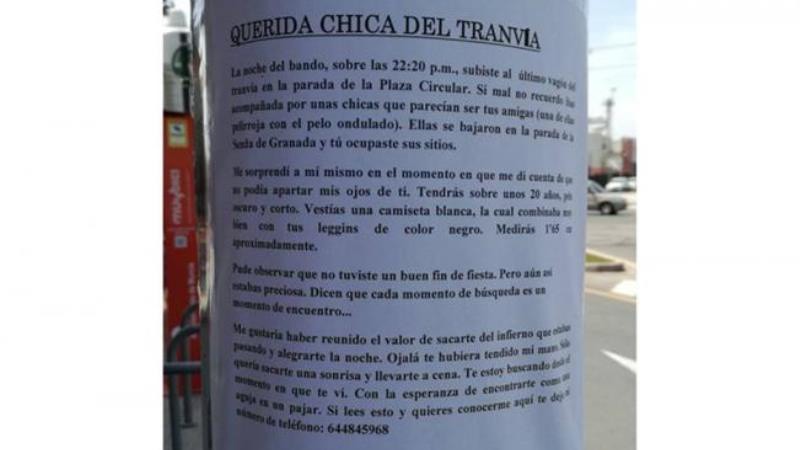 Escribe una carta de amor y lo llaman "acosador" Escribe una carta de amor y lo llaman "acosador"