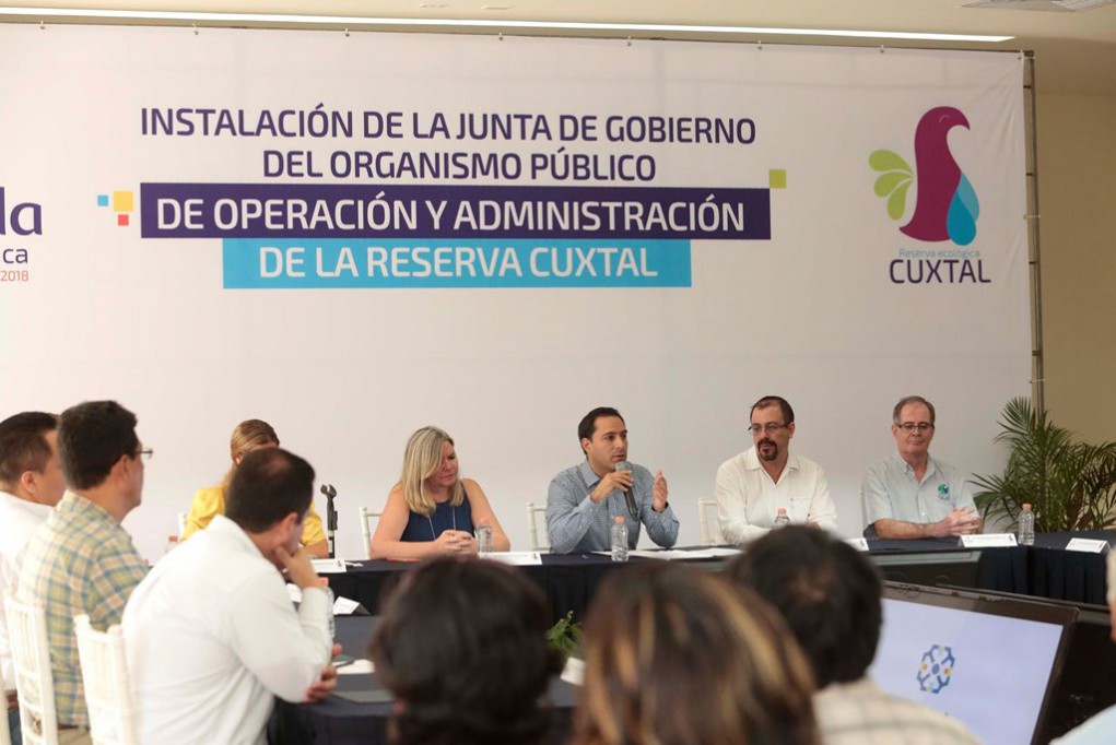 Instalan organismo operador de la Reserva Cuxtal Instalan organismo operador de la Reserva Cuxtal